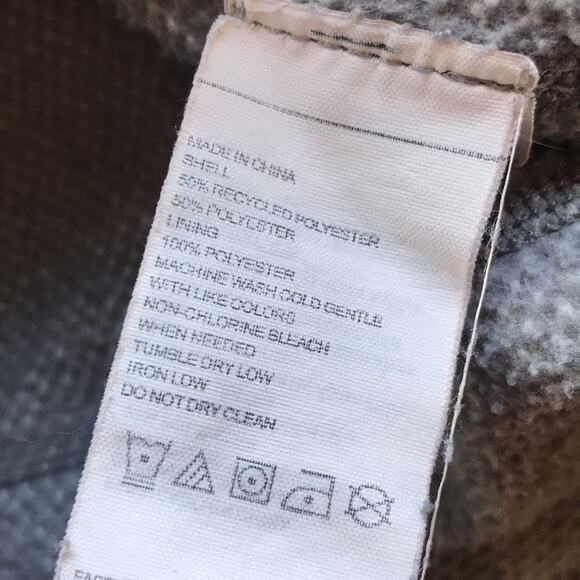 prAna Rockaway Gray Full Zip Hooded Jacket Women's Size Small Zipped Pockets - Picture 7 of 8